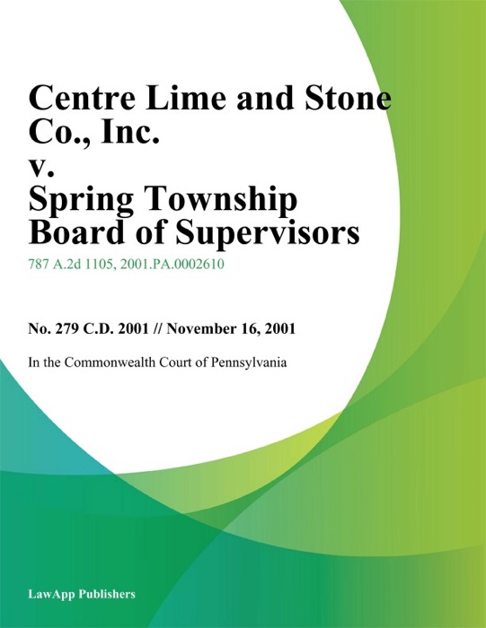 Centre Lime And Stone Co.