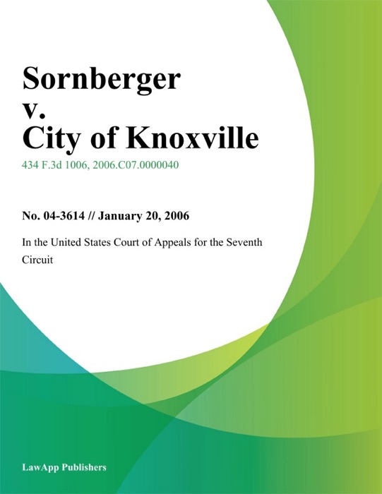Sornberger v. City of Knoxville