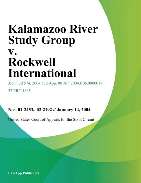 Kalamazoo River Study Group V. Rockwell International