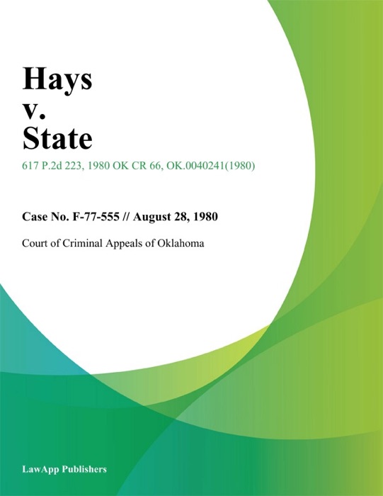 Hays v. State