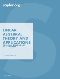 Book Linear Algebra: Theory and Applications - Kenneth Kuttler