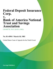 Federal Deposit Insurance Corp. v. Bank of America National Trust and Savings Association - United States Court of Appeals for the Ninth Circuit