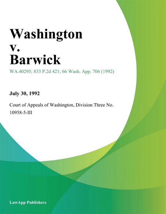 Washington v. Barwick