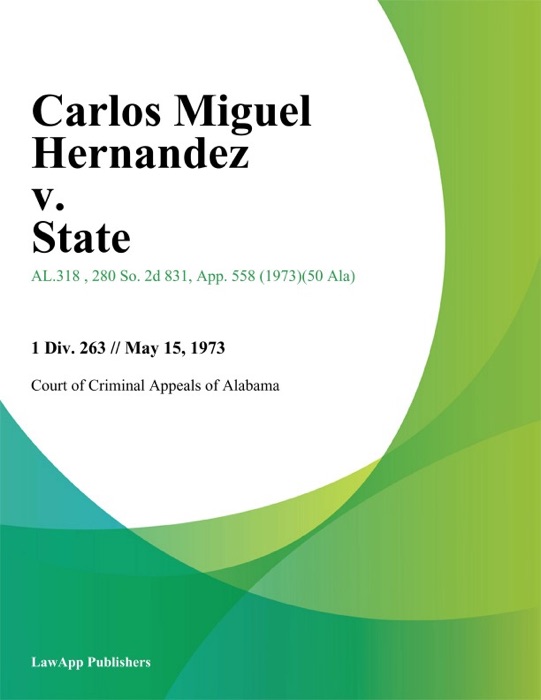 Carlos Miguel Hernandez v. State