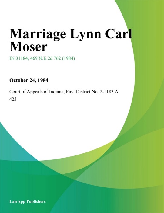 Marriage Lynn Carl Moser