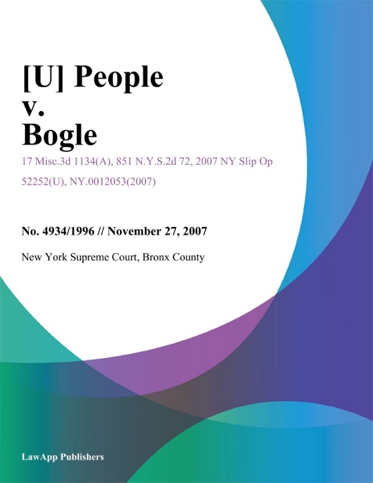 People v. Bogle