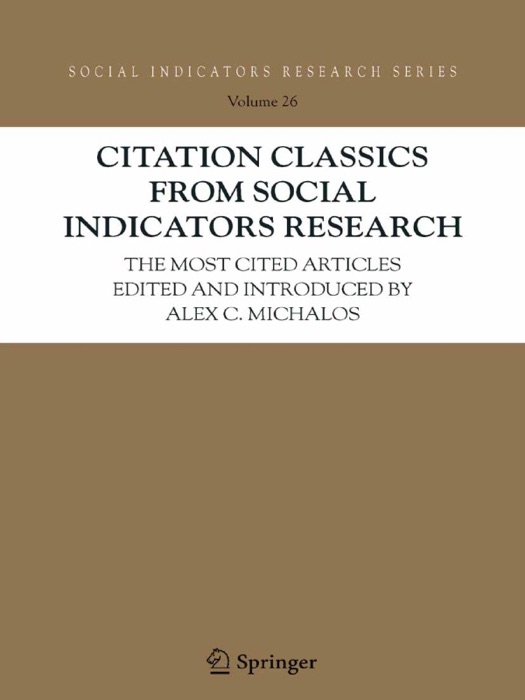 Citation Classics from Social Indicators Research
