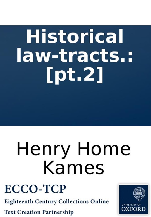 Historical law-tracts.: [pt.2]