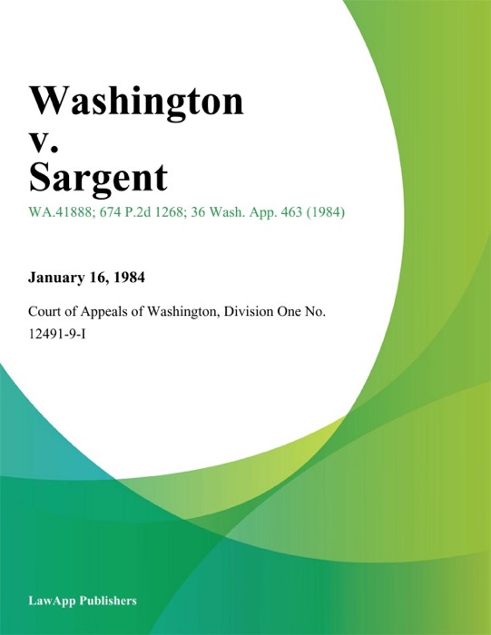 Washington v. Sargent