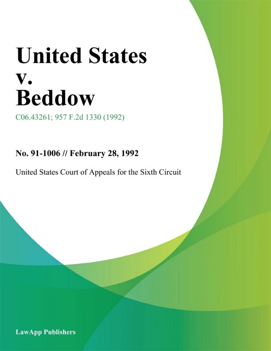 United States V. Beddow