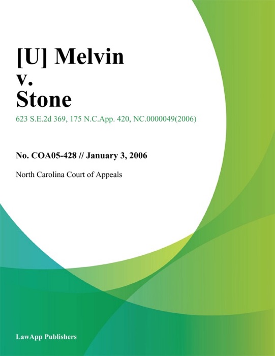 Melvin v. Stone