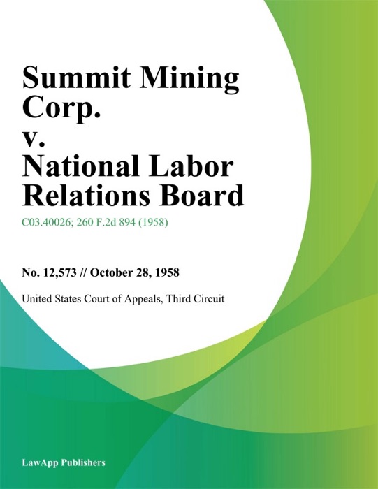Summit Mining Corp. v. National Labor Relations Board