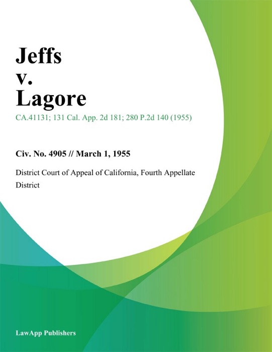 Jeffs v. Lagore