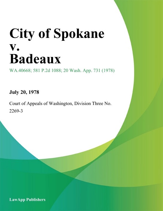 City of Spokane v. Badeaux