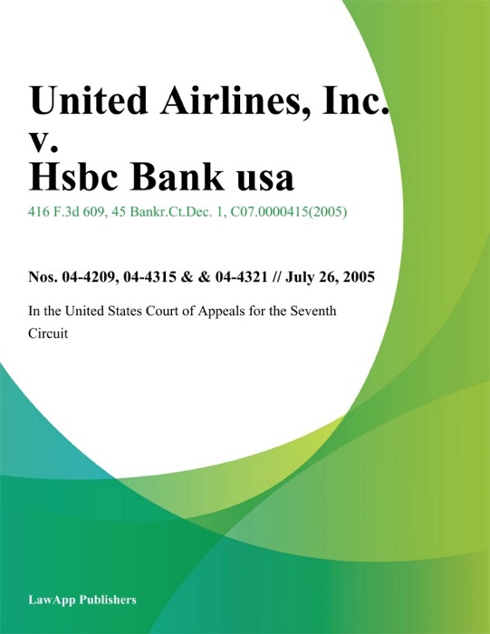 United Airlines, Inc. v. HSBC Bank USA, N.A.