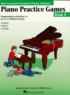 Piano Practice Games Book 4 (Music Instruction) by Fred Kern, Barbara Kreader & Phillip Keveren