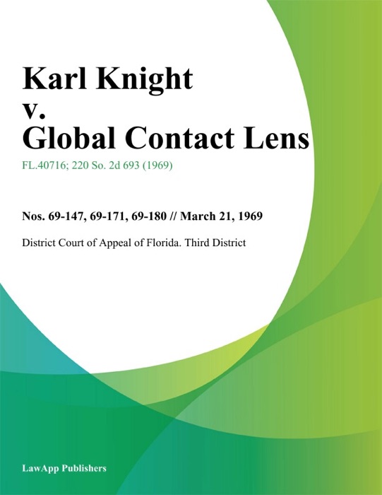 Karl Knight v. Global Contact Lens