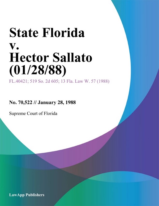 State Florida v. Hector Sallato