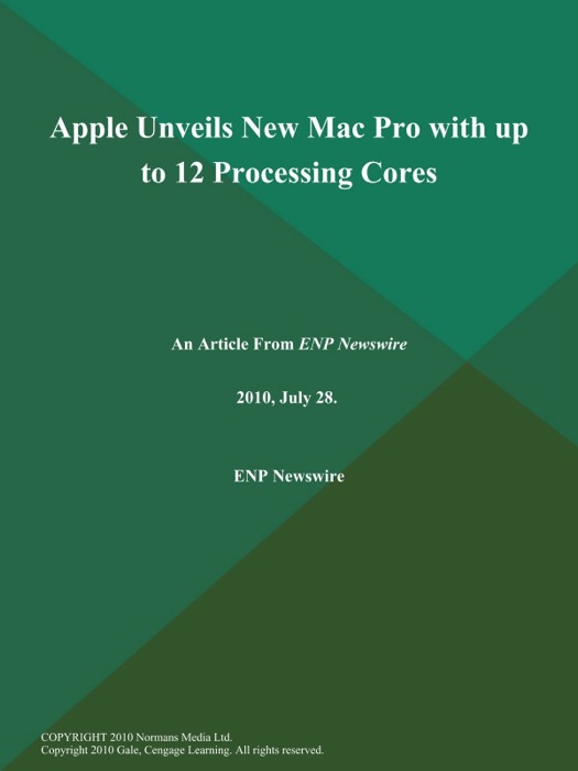 Apple Unveils New Mac Pro with up to 12 Processing Cores