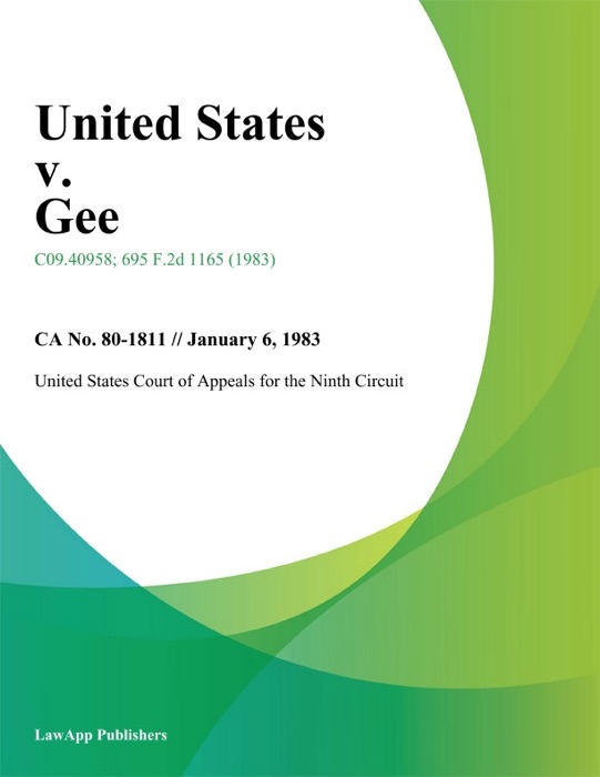 United States v. Gee