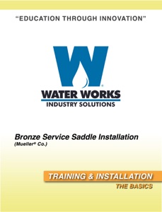 Bronze Service Saddle Installation