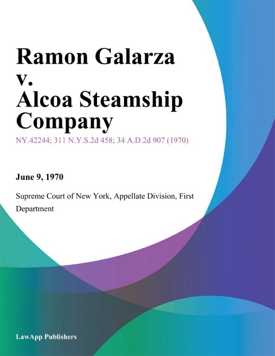 Ramon Galarza v. Alcoa Steamship Company