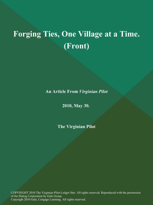 Forging Ties, One Village at a Time (Front)