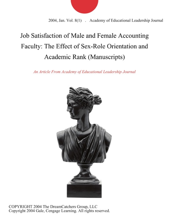 Job Satisfaction of Male and Female Accounting Faculty: The Effect of Sex-Role Orientation and Academic Rank (Manuscripts)