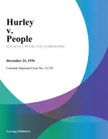 Hurley v. People