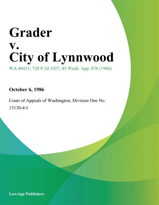Grader v. City of Lynnwood