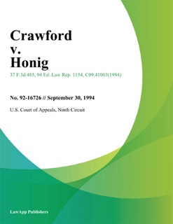 Crawford V. Honig by Ninth Circuit U.S. Court of Appeals