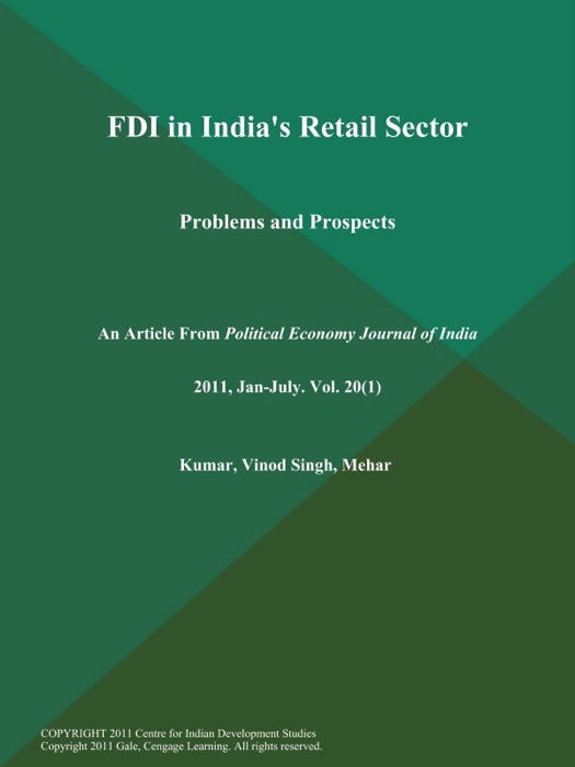 FDI in India's Retail Sector: Problems and Prospects