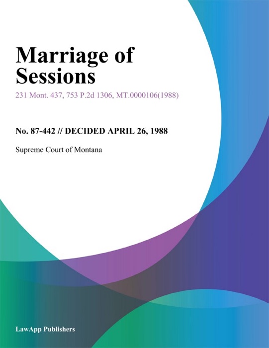 Marriage of Sessions
