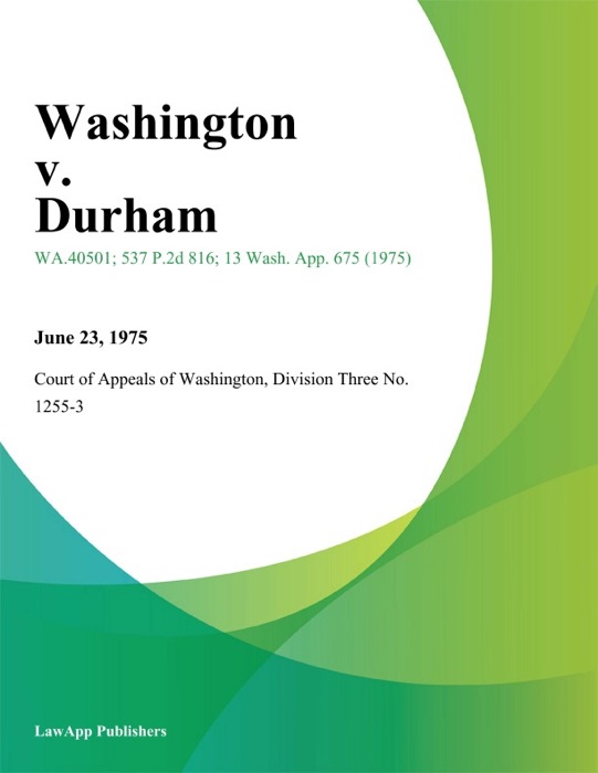 Washington V. Durham