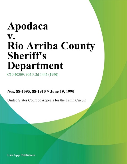 Apodaca v. Rio Arriba County Sheriff's Department