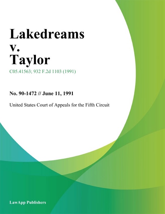 Lakedreams v. Taylor