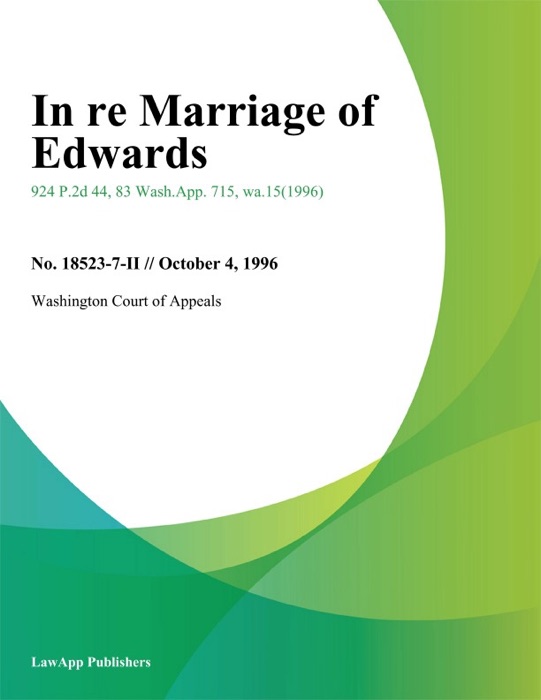 In Re Marriage of Edwards