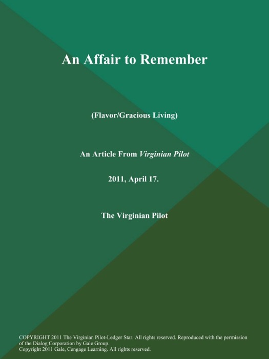 An Affair to Remember (Flavor/Gracious Living)