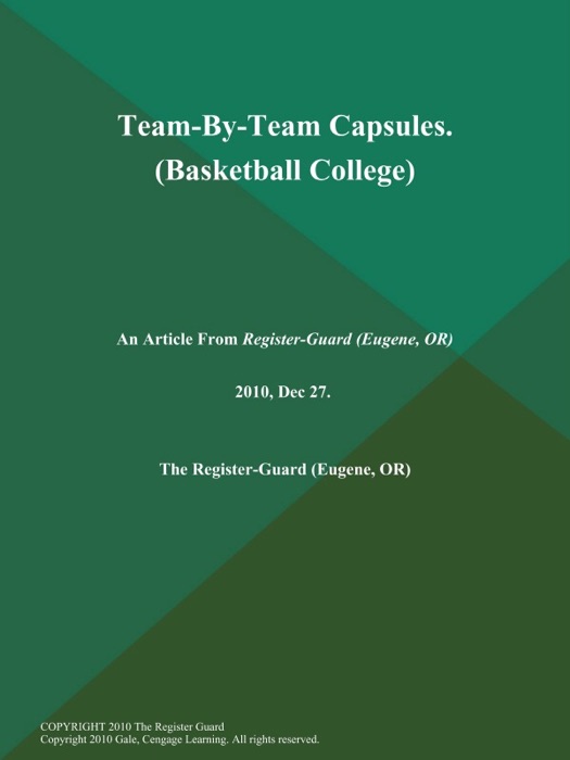 Team-By-Team Capsules (Basketball College)