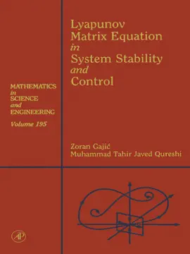 Read: Lyapunov Matrix Equation in System Stability and Control Book