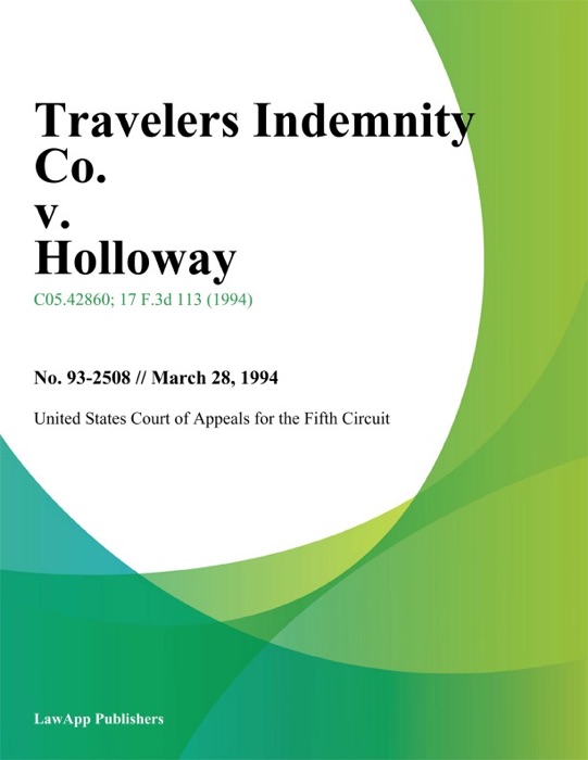 Travelers Indemnity Co. v. Holloway