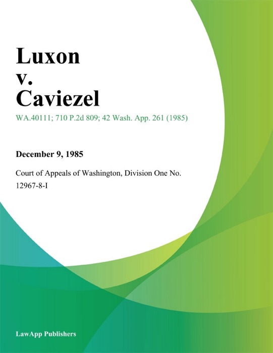 Luxon V. Caviezel