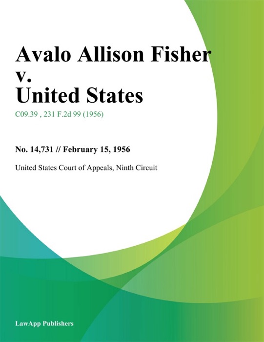 Avalo Allison Fisher v. United States