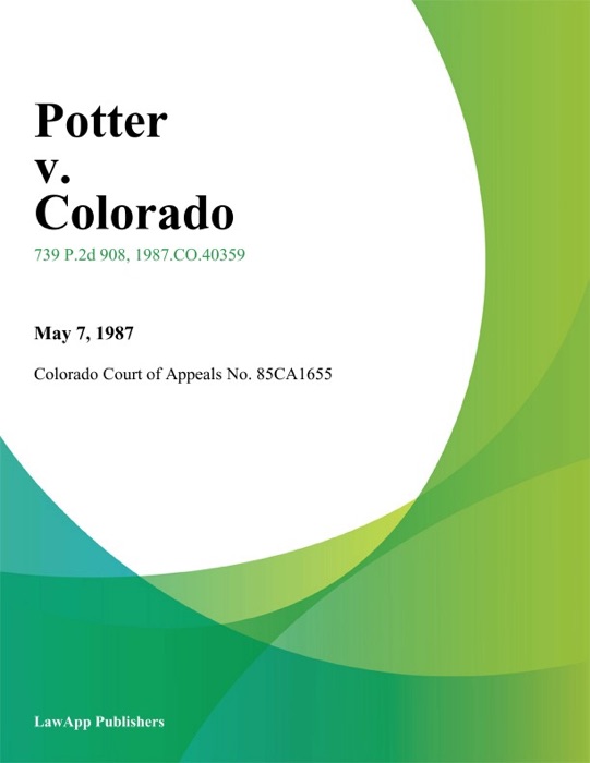 Potter v. Colorado