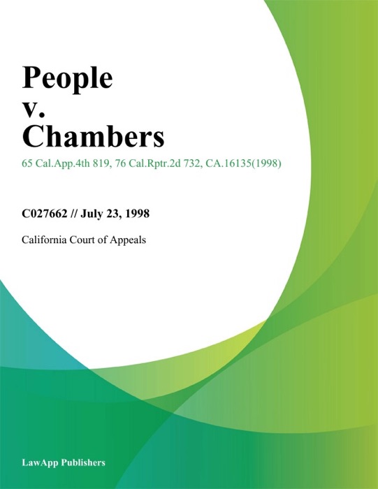 People v. Chambers