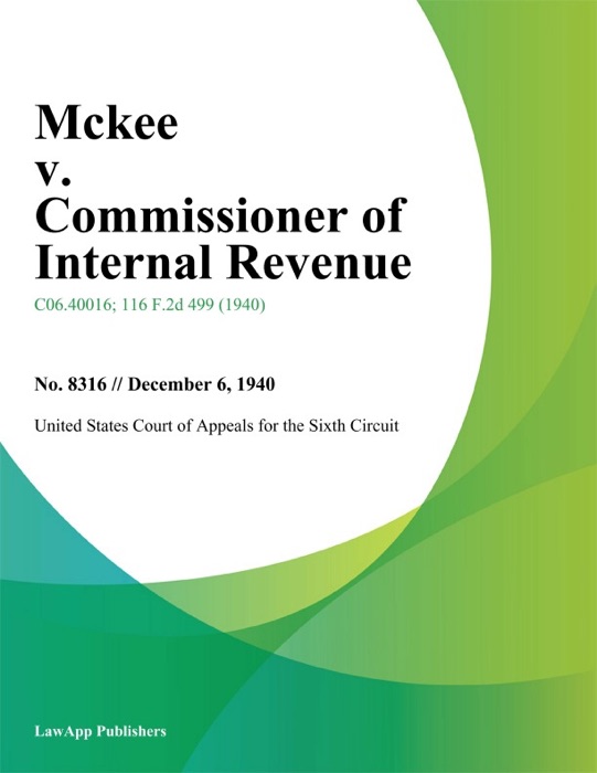 Mckee v. Commissioner of Internal Revenue