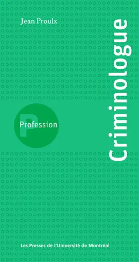 Read: Book Profession criminologue