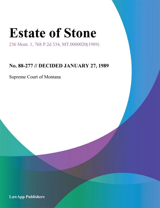 Estate of Stone