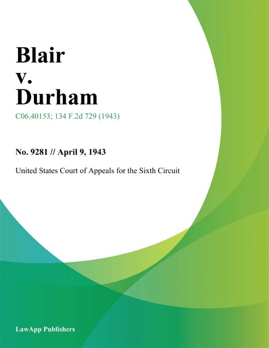 Blair v. Durham.