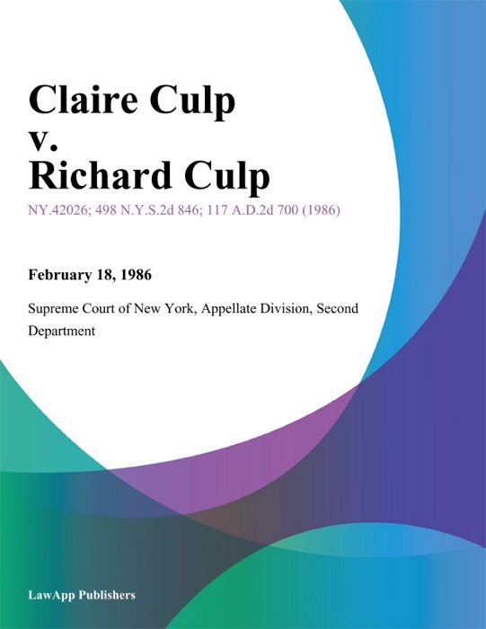 Claire Culp v. Richard Culp